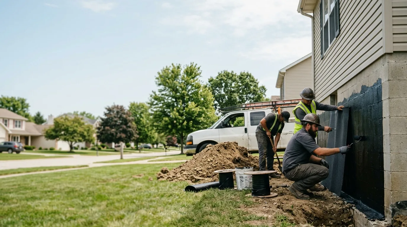 Basement Waterproofing in Sadorus, IL near me